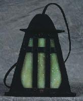 Untitled (Stained Glass Hanging Lamp)