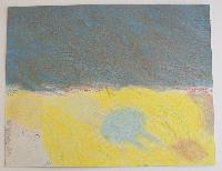 Untitled (Blue and Yellow Abstraction)