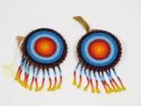 Circular Multi Colour Beaded Applique