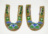 U-shaped Beaded Applique Patches