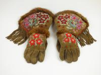 Untitled (Pair of Beaded Gauntlets)