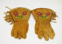 Untitled (Pair of Beaded Gauntlets)