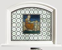 Timothy and Eunice; stained glass window