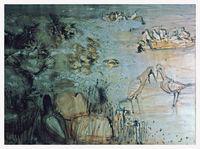 Orange Rock and Wading Birds