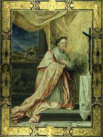 St. Bartholomeo Praying for the Plague-Striken People of Milan