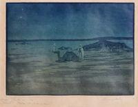 Arab Tents In The Desert