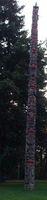 Totem Pole (Replica of a Gitxsan Memorial Pole) The Raven Soaring