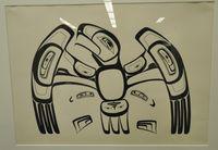 Eagle Dancer, Black Stencil