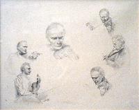 Impressions of Yehudi Menuhin (Six Heads)