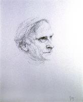 Bach Chaconne - (1st Drawing of Yehudi)