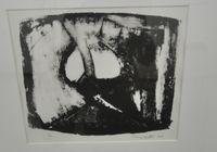 Untitled (Black and White Abstract Form)