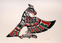 Kwagulth Sea Eagle and Salmon