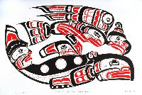 Kwa-Giulth Thunderbird And Killer Whale