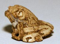 Untitled (Bone frog carving)