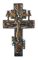 Russian Copper Crucifix with Seraphim