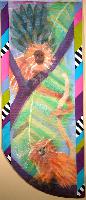 Untitled (Banner with Monkeys)