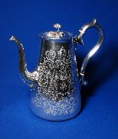 English Silver Coffee Pot