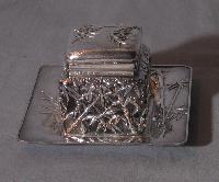 Untitled (Inkwell on glass base)
