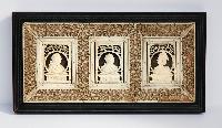 Untitled (Russian Ivory Carved Portraits of Paul, Catherine II, and Maria)