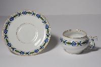 Kornilow Porcelain Demitasse and Saucer