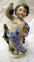 Chelsea figurine; Blue Toga