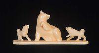 Bear and Two Dogs