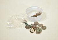 Souvenir Pin and Papua New Guinea, Australian and New Zealand Coins
