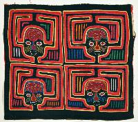 Untitled (Black Mola, four faces)