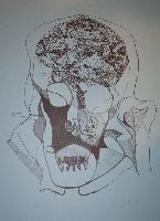 Untitled (Abstract Skull)