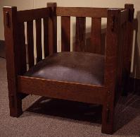 Untitled (Even-arm Single Oak Settle)