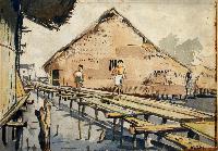 Untitled (Malaysian Village Scene)