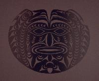Coast Salish Rattle Design Thunderbird And Eagle