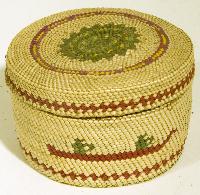 Untitled (Trinket Basket with Canoe Design)