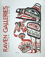 Kwakiutl Raven and Sun; Poster