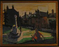 Untitled (#3216 (Town square and monument))