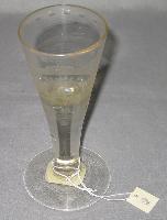 English Engraved Wine Glass