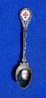 Russian Silver and Enamel Spoon