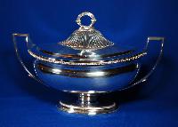 English Silver Soup Tureen
