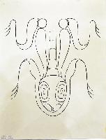 Haida Frog tattoo Design