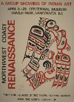 Northwest Coast Renaissance; Hawkman and Thunderbird; Poster