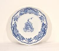 Blue and White Copeland Armorial Plate