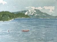 Mill Bay/Pink Boat (Looking toward Mt. Tuam)