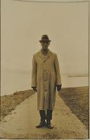 Mr. Charlie Abbott Going for Walk