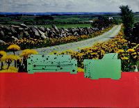 Untitled (Preparatory Collage (Maquette) for "Green Sofa")