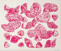 Untitled (Red Seashells)