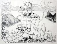 Untitled (Coastline and Netting)
