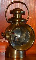 Untitled (Brass Car Lamp)