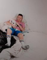 John With Teddy Bear