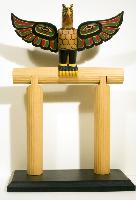 Cedar Model of Thunderbird Park Arch
