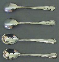 Untitled (continental silver flatware (dessert spoon))